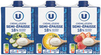 Crème semi-épaisse UHT 18%MG
