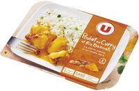 Poulet au curry et riz basmati