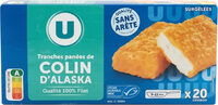 Pané de Colin d'Alaska MSC sans arêtes x20 1kg