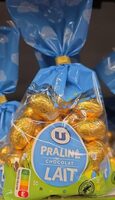 Sachet petits oeufs chocolat lait praliné - 180g