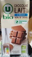 Chocolat lait à pâtisser