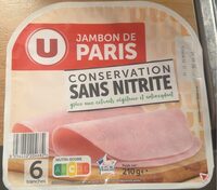 Jambon de Paris Conservation Sans Nitrite