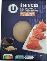 Emincés de saumon fumé sauce soja&sésame