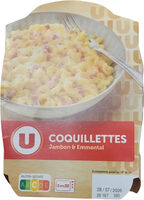 Coquillettes au jambon supérieur fumé, sauce à la crème et emmental