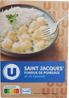 Saint-Jacques aux Poireaux et Riz