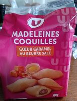 Madeleines coquilles coeur caramel au beurre salé