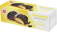 Biscuits fourrés au citron nappés de chocolat