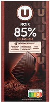 Chocolat noir dégustation 85% de cacao Tablette de 100g