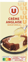 Crème anglaise saveur vanille, brique 1L