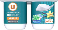Lait fermenté sucré au bifidus saveur vanille 4x125g