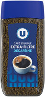 Café soluble extra filtre lyophilisé décaféiné - 100g