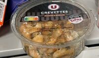 Crevettes décortiquées cuites sauce poivre basilic