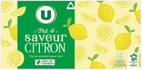 Thé noir saveur citron