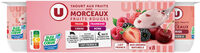 Yaourts aux fruits rouges avec morceaux - 8x125g