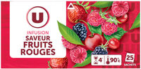 Infusion saveur fruits rouges