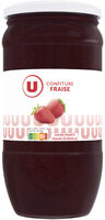 Confiture fraise 45% de fruits bocal de 1kg