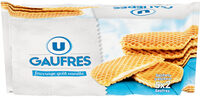 Gaufres fourrées goût vanille 300g