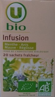 Infusion menthe - anis -mauve - réglisse