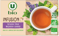 Infusion Verveine Tilleul marjolaine lavande - 20 sachets