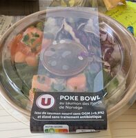 Poke Bowl aux saumon et choux-rouge, barquette 291g, transformé France