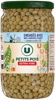 Petits pois extra-fins - Bocal de 445g net égoutté