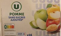 Dessert fruitier coupelle pomme sans sucres ajoutés