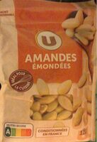Amandes émondées, sachet, 125g