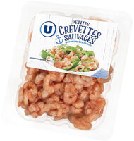 Crevettes sauvages décortiquées cuites