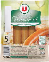 Saucisses de Francfort 5 pièces, 240g