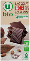 Chocolat noir 70% tablette 100g