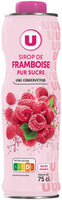 Sirop de framboise bidon de 75cl
