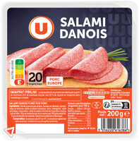 Salami Danois - x20 tranches, 200g