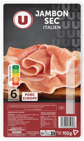 Jambon sec Italien - x6 tranches, 100g