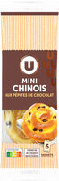 Mini chinois aux pépites de chocolat x6 - 300g