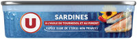 Sardines à l'huile de tournesol et au piment boîte de 1/5, 135g