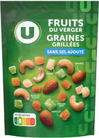 Mélange apéritif fruits du verger et graines grillées paquet de 120g