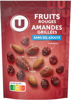 Mélange apéritif amandes et fruits rouges paquet de 120g