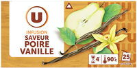 Infusion saveur poire vanille