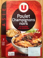 Poulet Champignons noirs et nouilles à la coriandre