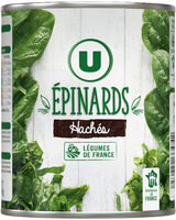 Epinards hachés - Boîte de 795g