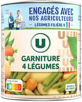 Légumes Garniture recette 4 légumes - Boîte 510g