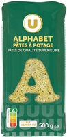 Pates alphabets, sachet de 500g