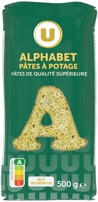 Pates alphabets, sachet de 500g