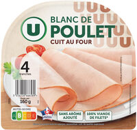 Blanc de Poulet - x4 tranches, 160g
