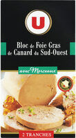 Bloc de foie gras de canard du Sud Ouest 30% de morceaux