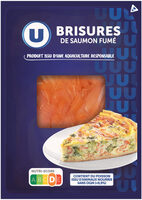 Brisures de saumon fumé, 150g