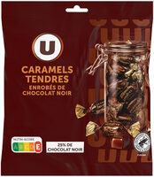 Caramels enrobés au chocolat noir paquet de 280g