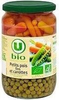 Petits pois et carottes à l'étuvée - Bocal 420g
