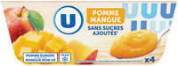 Dessert sans sucre ajouté pomme et mangue 4x100g
