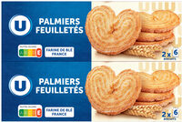 Palmiers feuilletés 2x100g